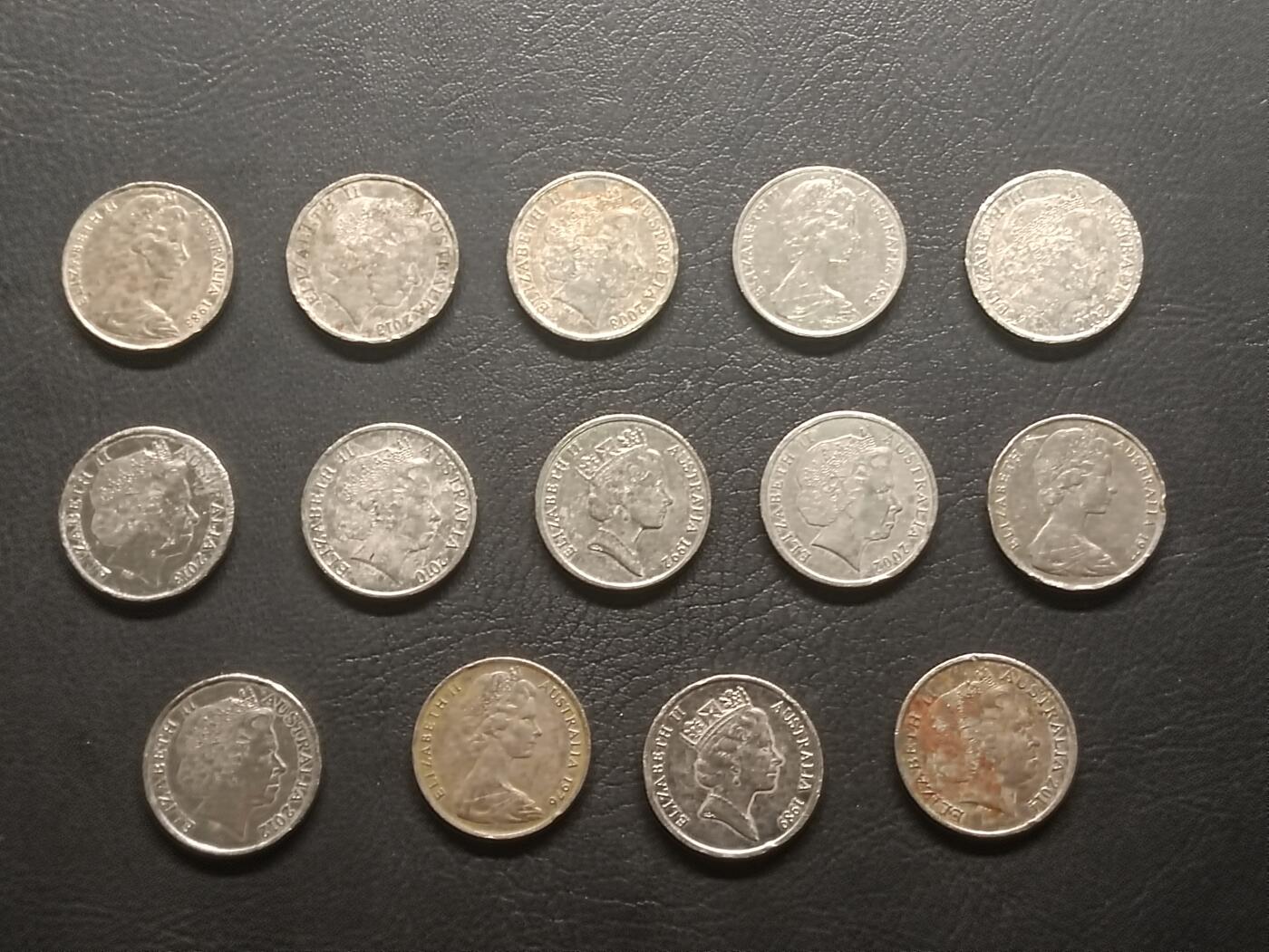 荟藏特别场次第五期——“社长的钢镚堆” 澳大利亚10分批量14枚