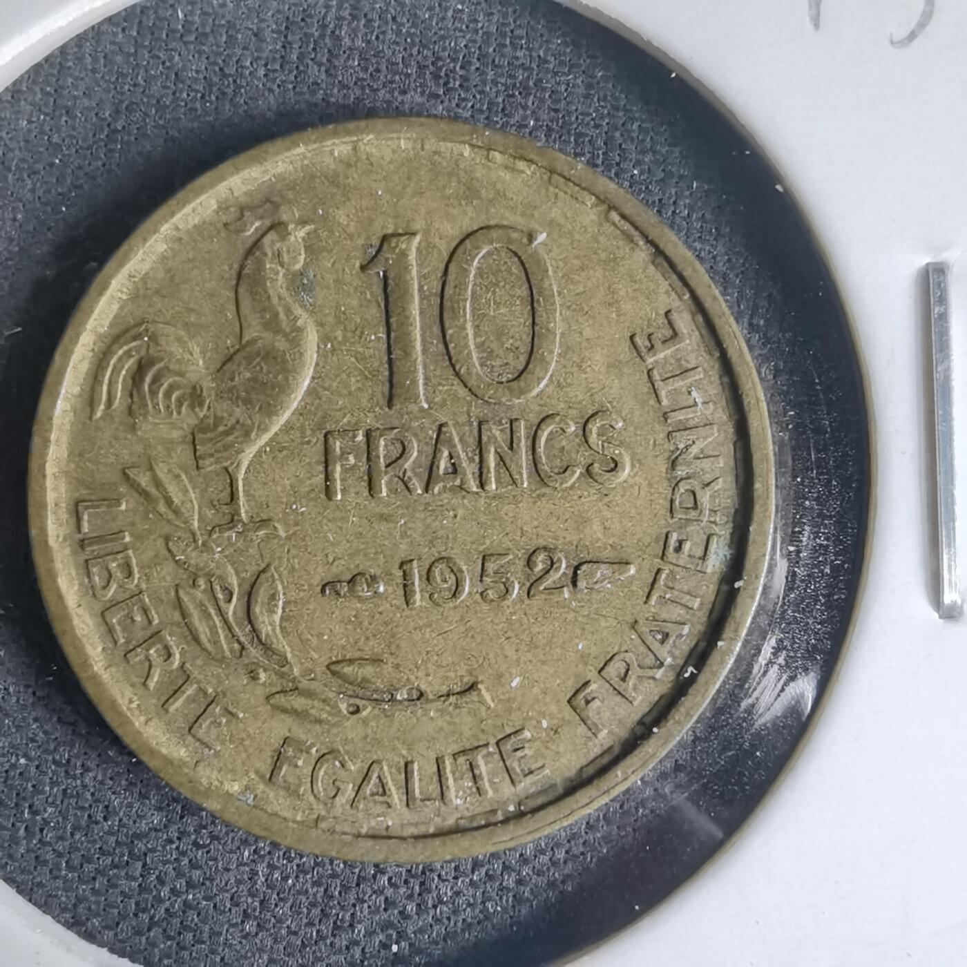 沼泽如烟--第1013场 法国1952年10法郎