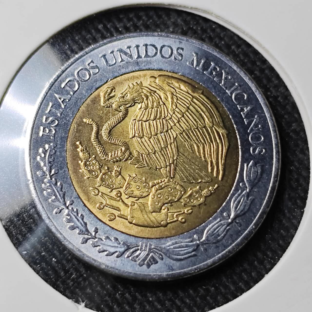 KK钱币收藏小铺   套币 批量/好品散币专场 2月预留时间 周末发货  墨西哥2比索双色币 好品