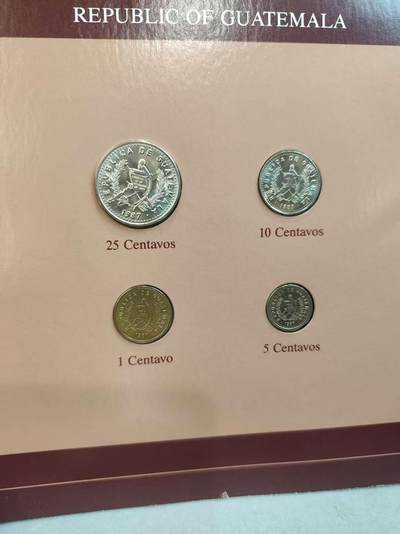 G&W世界散币，银币处理专场（第45场） - 富兰克林-危地马拉4枚套