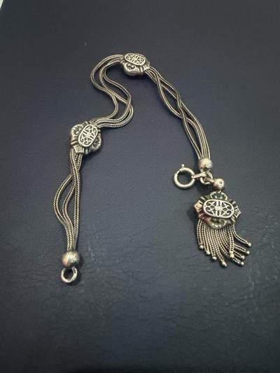 海外回流精品专场（五） - 法国回流19世纪纯银表链（长：27.3cm，20.1g）