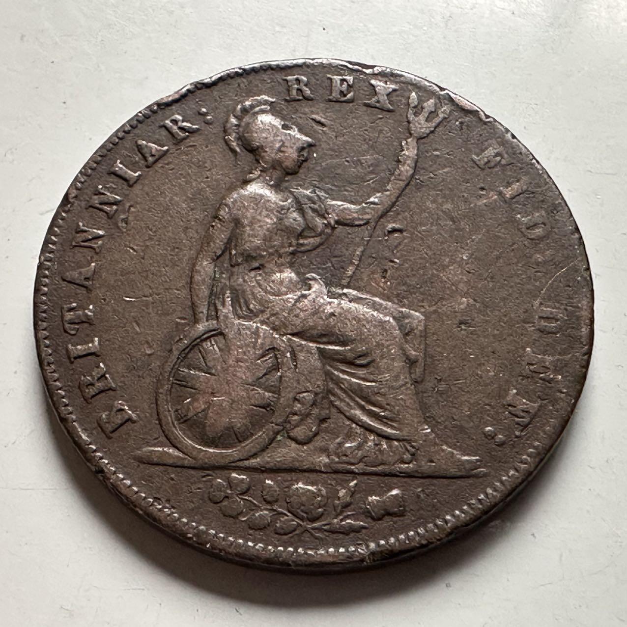 🌹外币初藏🌹🐯2026年第24场  每周二四六晚8️⃣点 接代拍 英国1826年乔治四世半便士