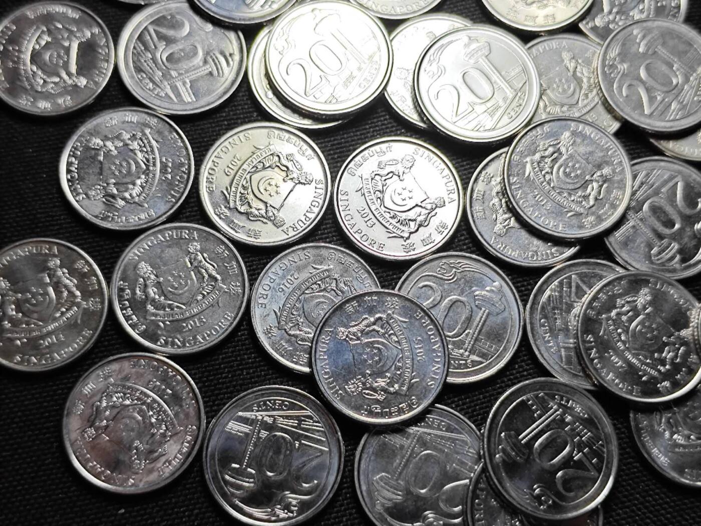 KK钱币收藏小铺   套币 批量/好品散币专场 2月预留时间 周末发货  新加坡10分79枚 面值7.9新加坡元