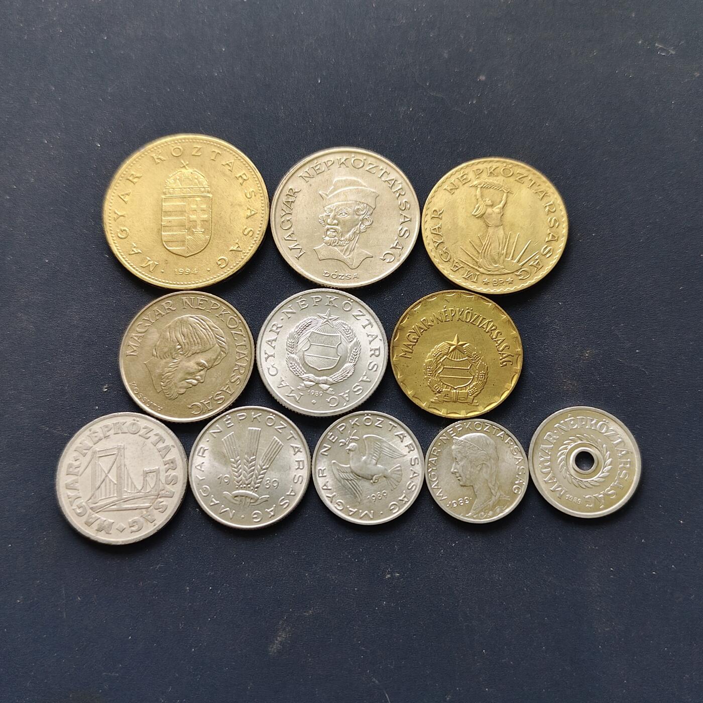 【全场包邮】纯粹捡漏拍508场 匈牙利1983-1994年11枚套币