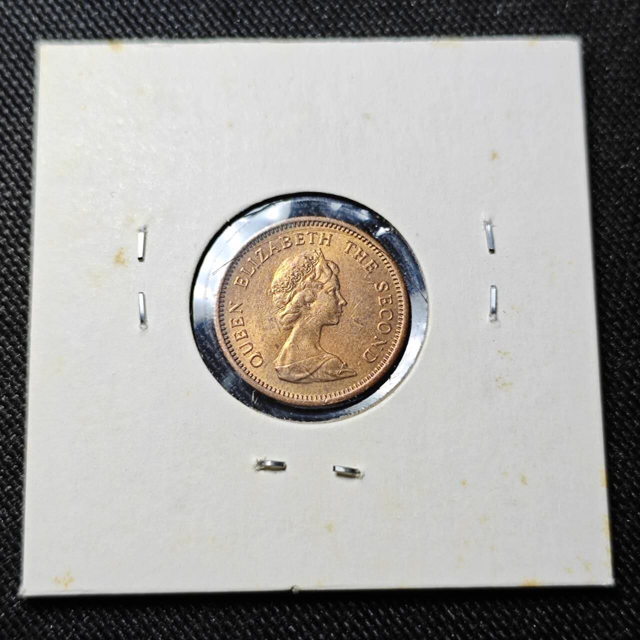 KK钱币收藏小铺   套币 批量/好品散币专场 2月预留时间 周末发货  1974福克兰群岛1/2便士铜币 好品