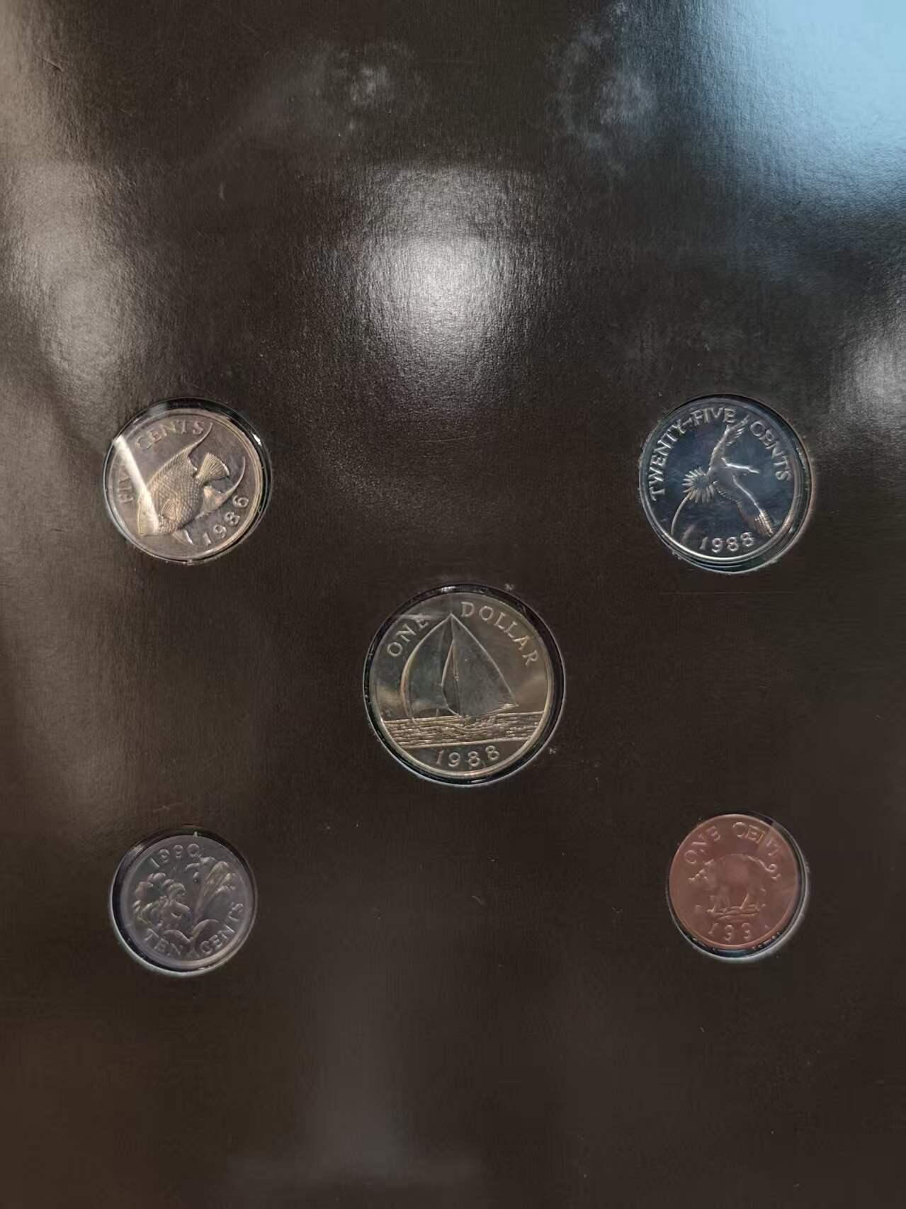 G&W世界散币，银币处理专场（第45场） 富兰克林-百慕大5枚套