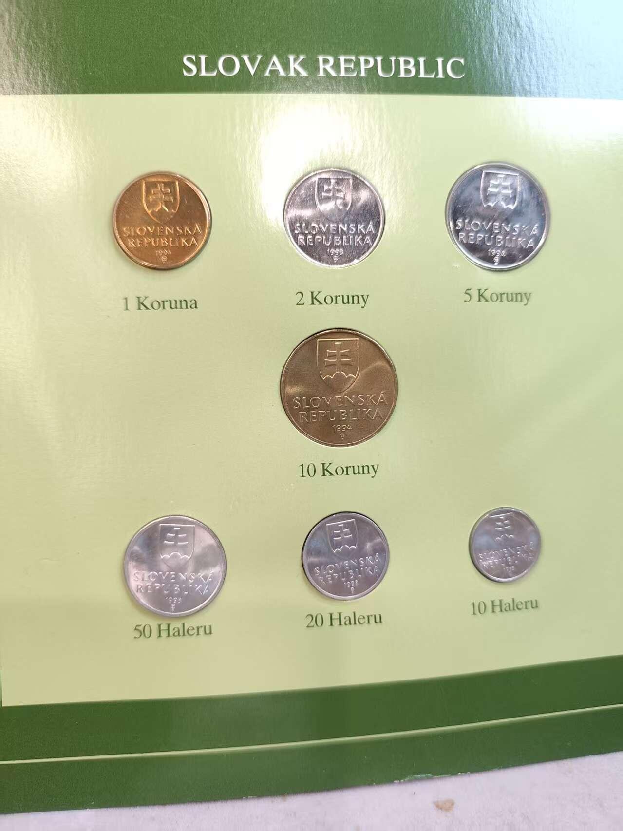 G&W世界散币，银币处理专场（第45场） 富兰克林-斯洛伐克7枚套