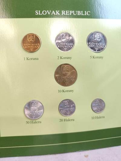 G&W世界散币，银币处理专场（第45场） - 富兰克林-斯洛伐克7枚套