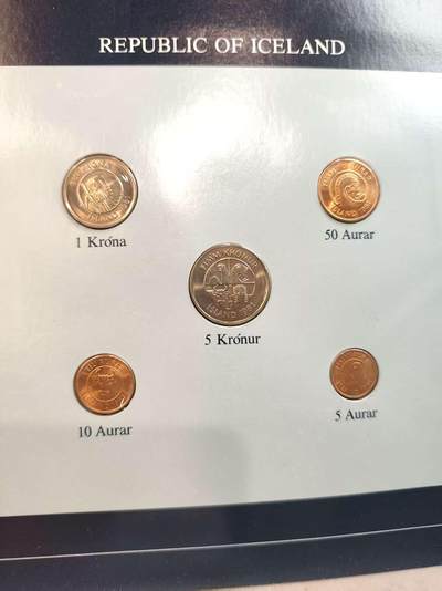 G&W世界散币，银币处理专场（第45场） - 富兰克林-冰岛5枚套