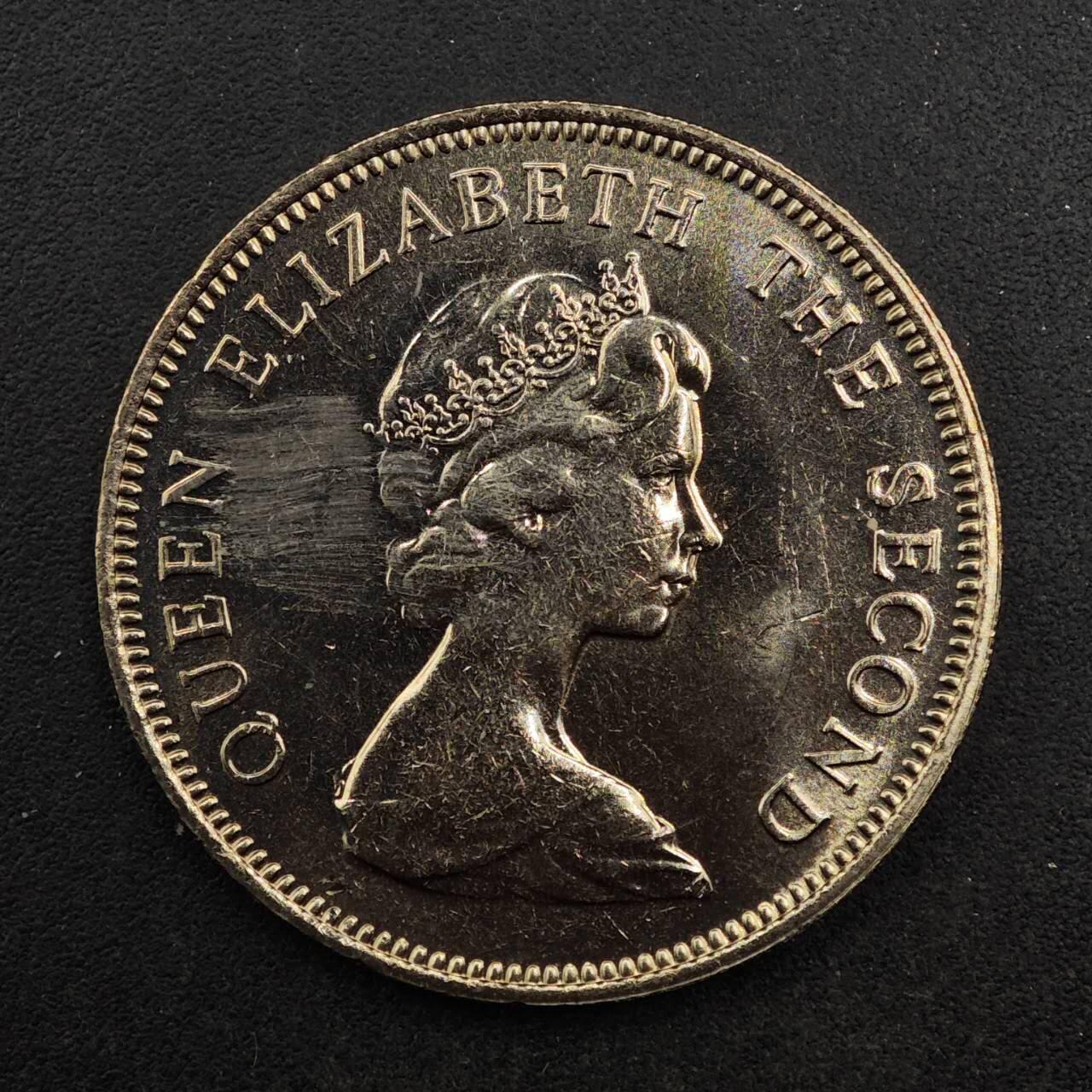 【淘币小摊】实时拍第八百七十六拍   散币场    每周一统一发货 福克兰群岛1985年海狮50便士镍币