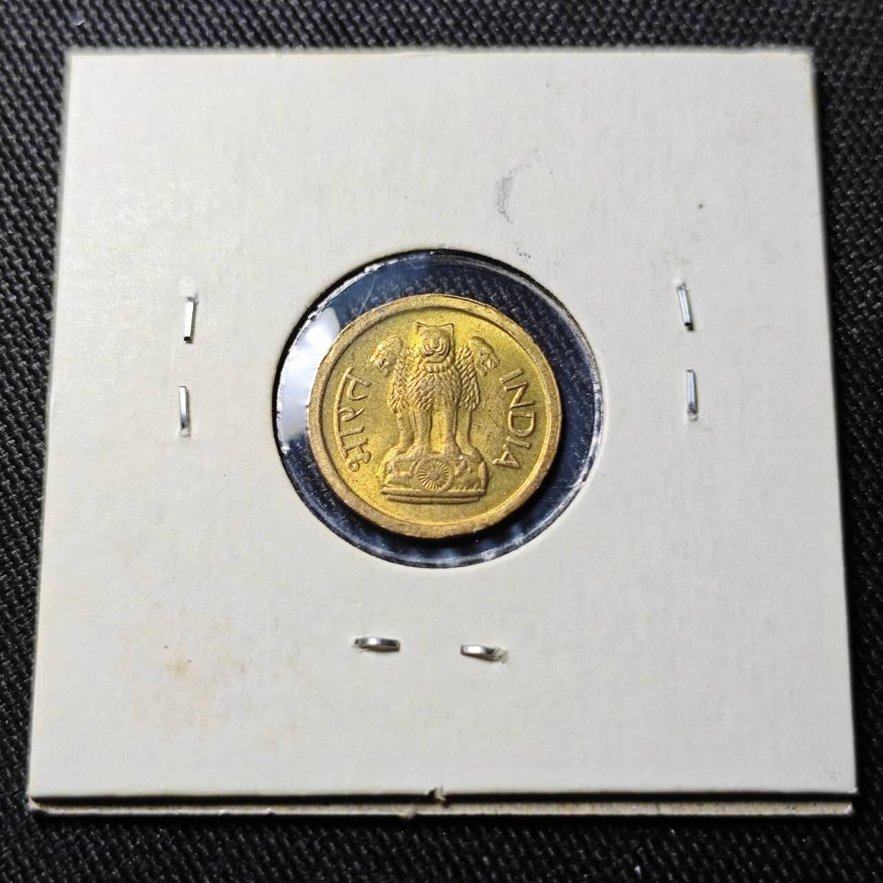 KK钱币收藏小铺   套币 批量/好品散币专场 2月预留时间 周末发货  1964印度1派沙铜币 好品