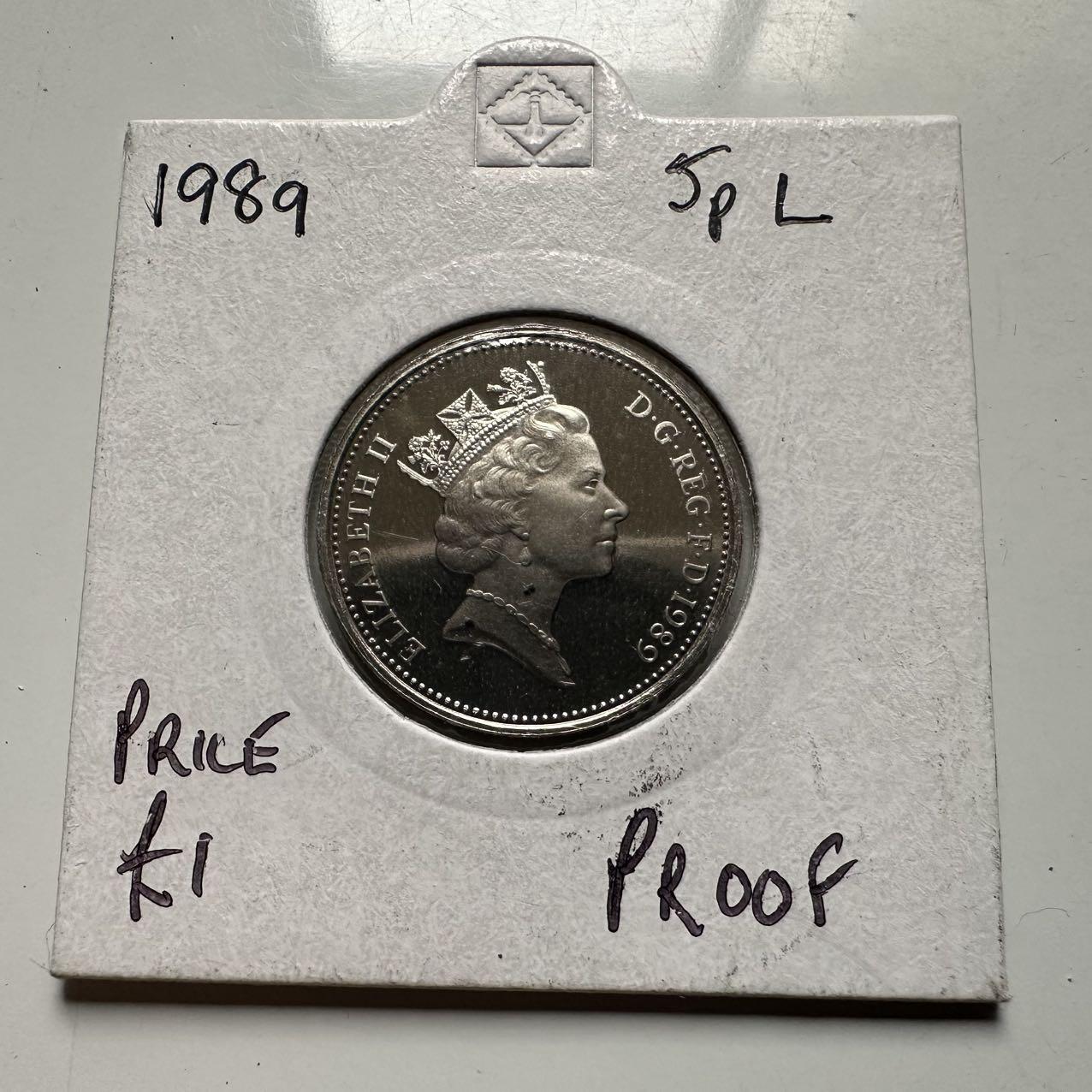 🌹外币初藏🌹🐯2026年第24场  每周二四六晚8️⃣点 接代拍 英国1989年五便士 精制币a