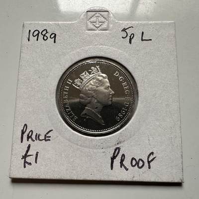 🌹外币初藏🌹🐯2026年第24场  每周二四六晚8️⃣点 接代拍 - 英国1989年五便士 精制币a