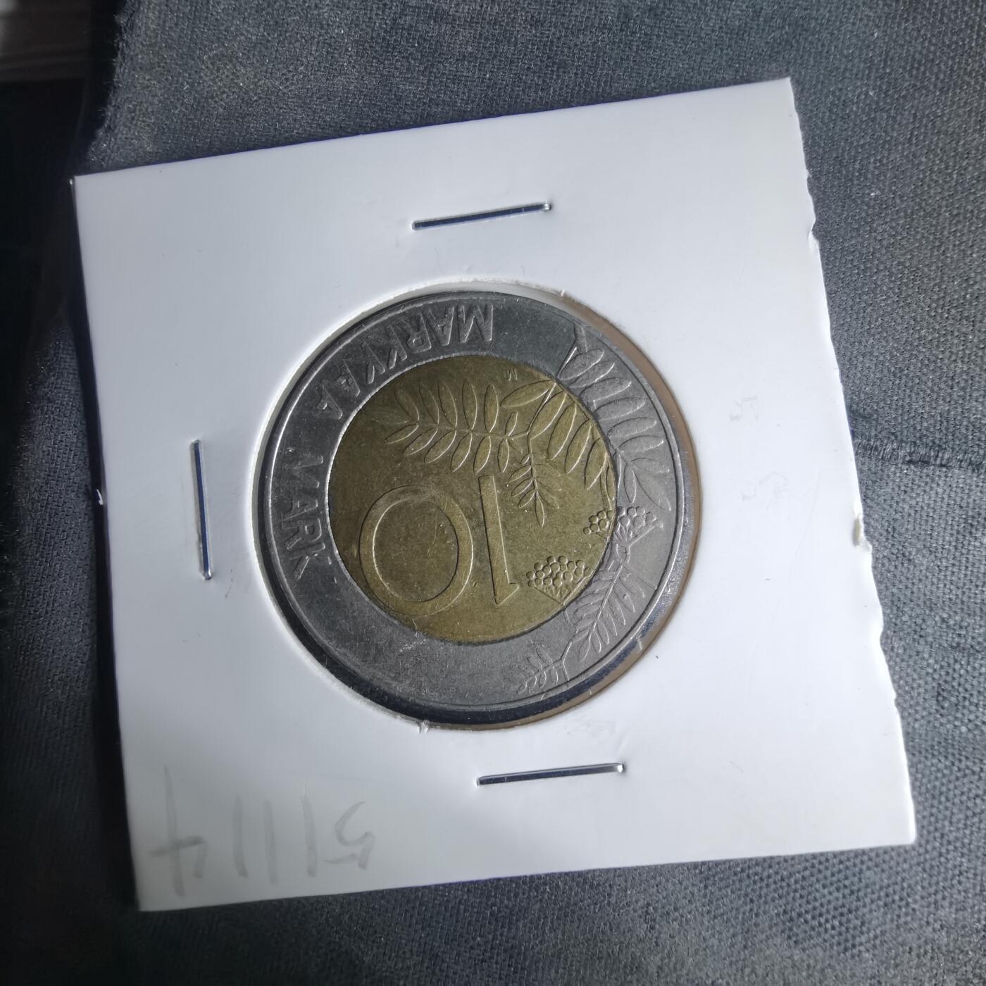 沼泽如烟--第1013场 芬兰1995年10马克