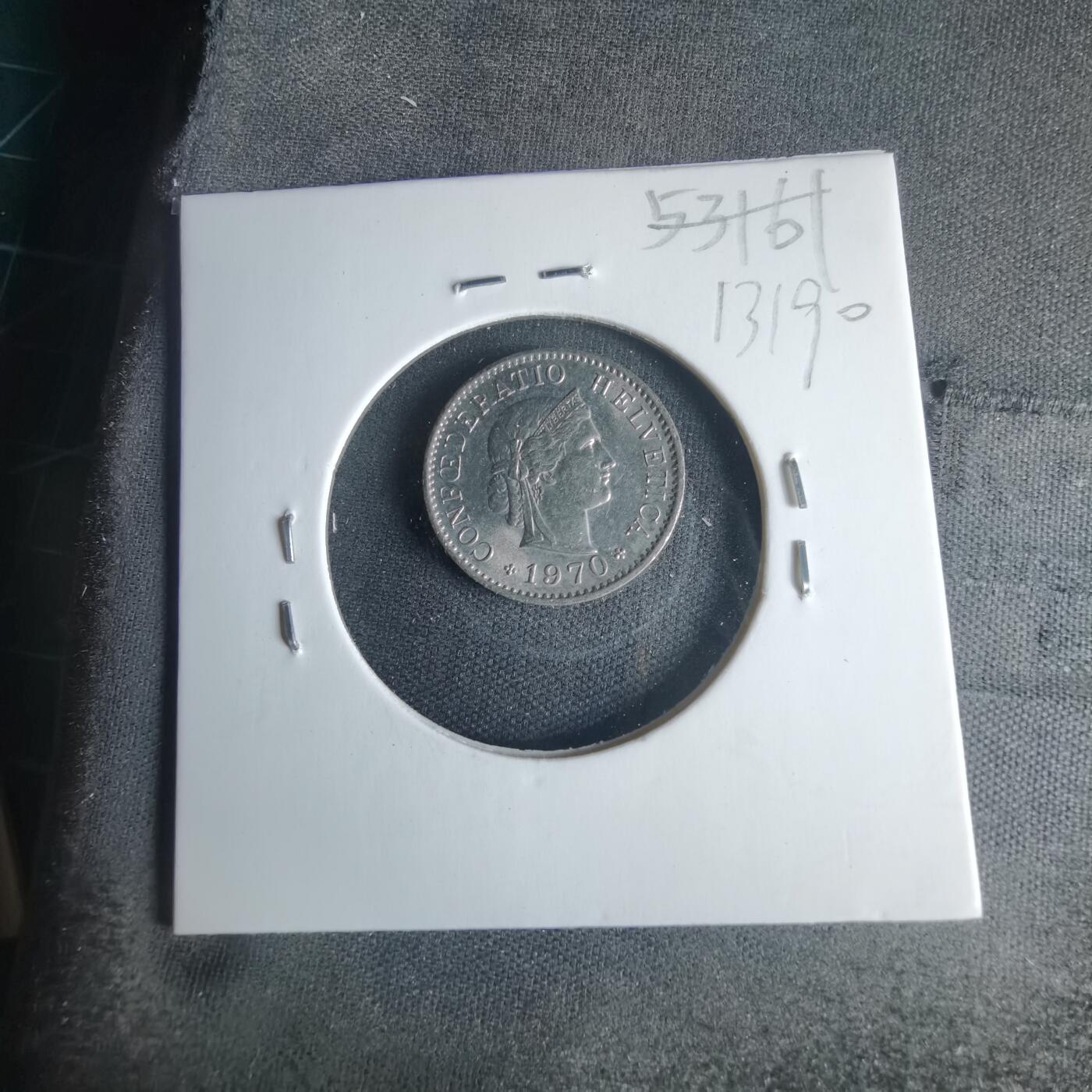 沼泽如烟--第1013场 瑞士1970年五分