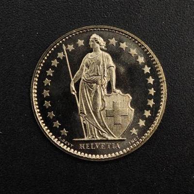 【淘币小摊】实时拍第八百七十六拍   散币场    每周一统一发货 - 瑞士1982年1/2法郎镍币