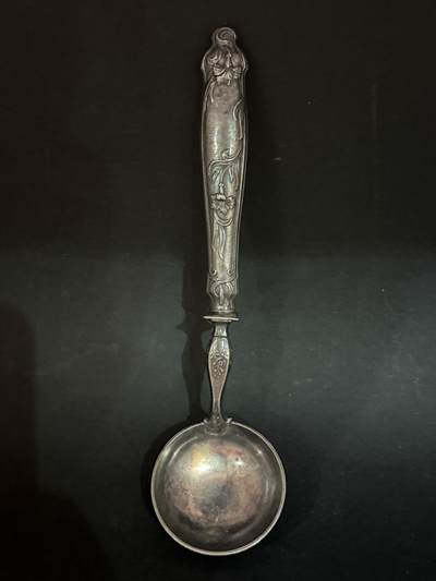 海外回流精品专场（五） - 法国回流银勺子（尺寸：16cm，39.8g，柄处为银制）