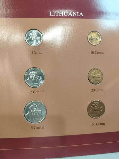 G&W世界散币，银币处理专场（第45场） - 富兰克林-立陶宛6枚套