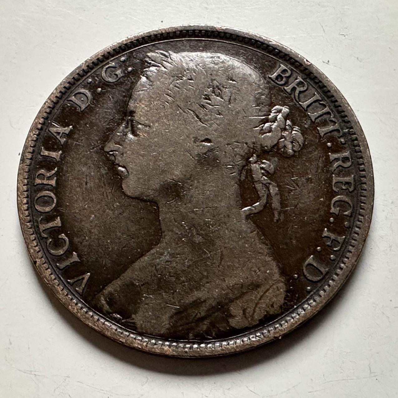 🌹外币初藏🌹🐯2026年第24场  每周二四六晚8️⃣点 接代拍 英国1889年一便士