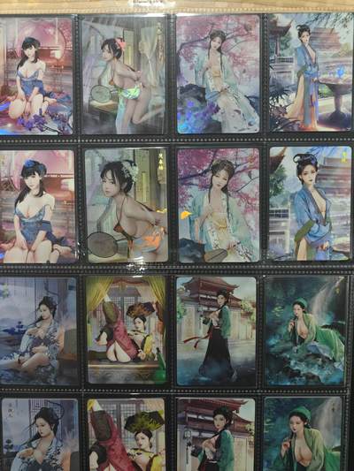 天玑星卡拍第176期《3.5周四截拍》持续收拍收评中 满赠卡需备注 燎原卡牌红颜录1~15弹大全套，金彩彩闪112个人物远景+近景共224张