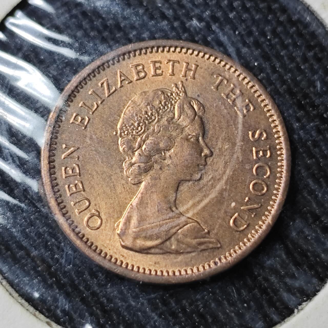 KK钱币收藏小铺   套币 批量/好品散币专场 2月预留时间 周末发货  1974福克兰群岛1/2便士铜币 好品