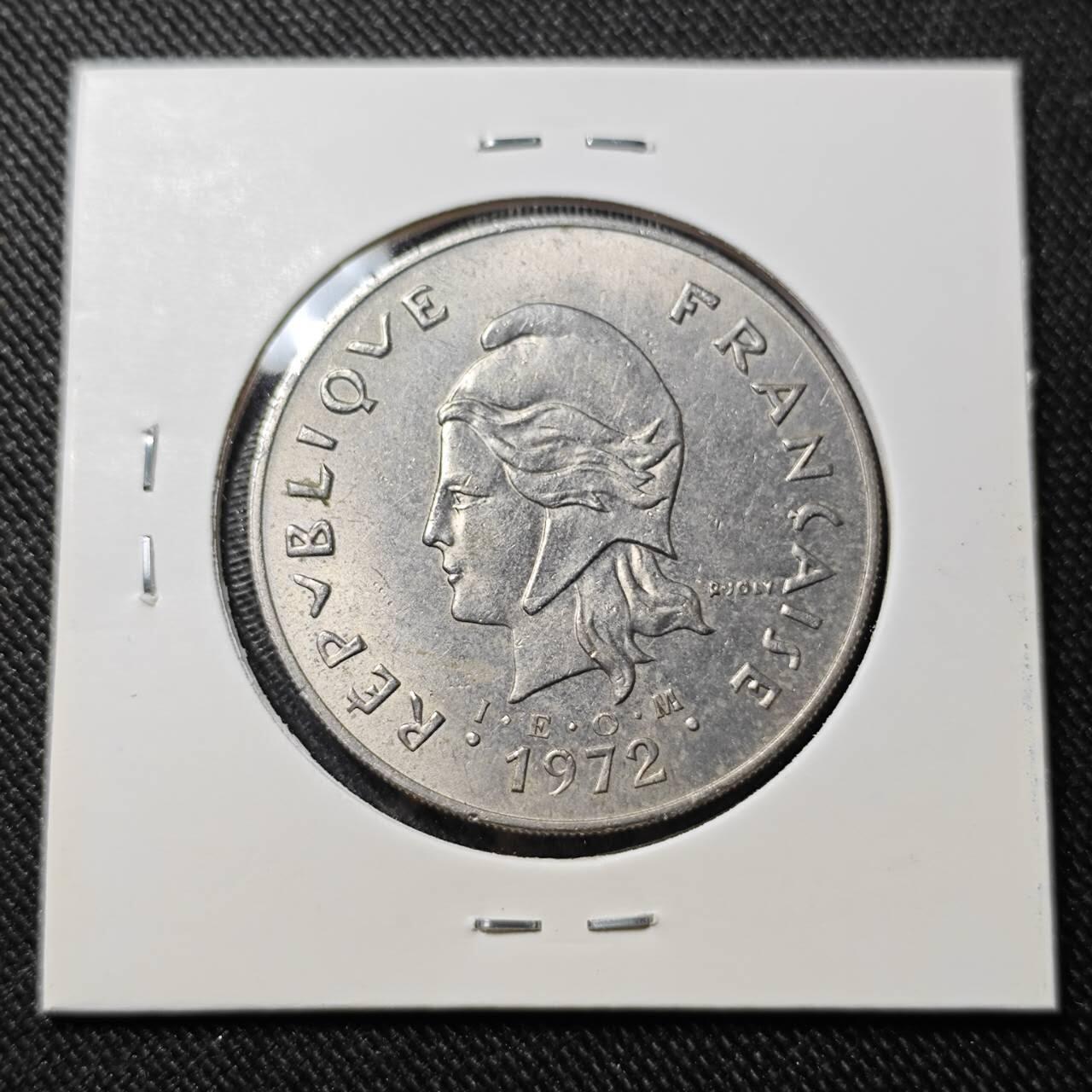 KK钱币收藏小铺   套币 批量/好品散币专场 2月预留时间 周末发货  1972法属赫布里底50法郎