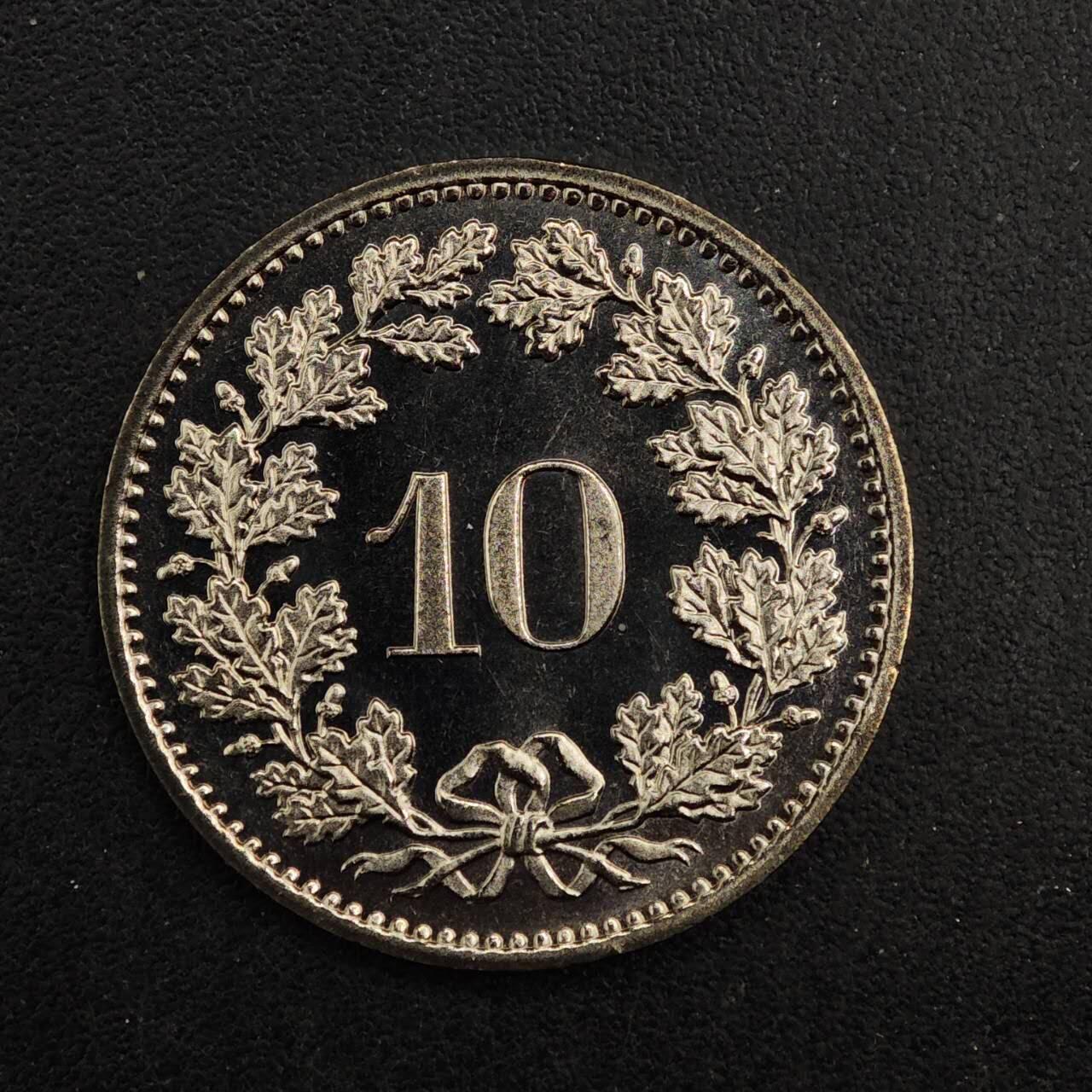 【淘币小摊】实时拍第八百七十六拍   散币场    每周一统一发货 瑞士1982年10分镍币