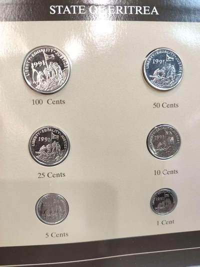 G&W世界散币，银币处理专场（第45场） - 富兰克林-厄立特尼亚6枚套