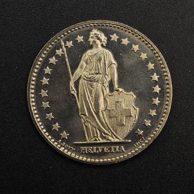 【淘币小摊】实时拍第八百七十六拍   散币场    每周一统一发货 - 瑞士1982年1法郎镍币