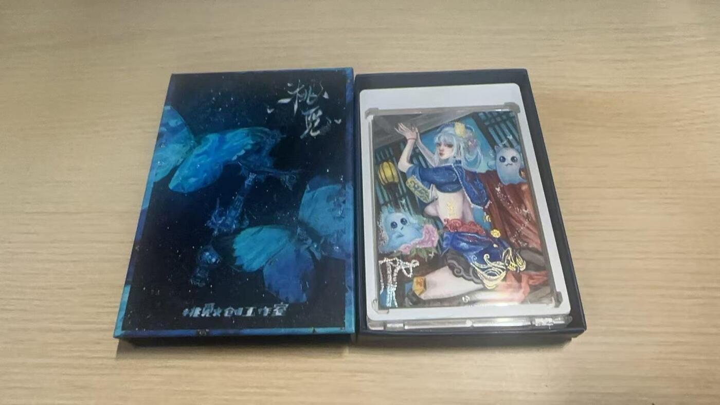 满赠PR！！龙虎卡牌-七七场（满200元包邮，无佣金，每周六结拍，欢迎送拍） 【亲签】手绘卡 桃觅工作室 幽灵姐姐 (背部画师亲签)