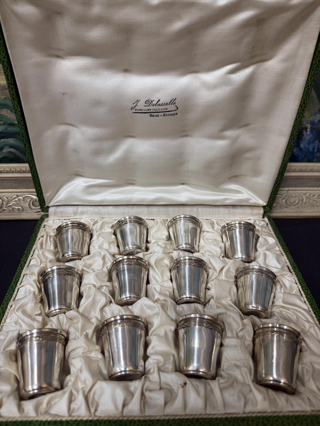 海外回流精品专场（五） 法国回流包银小酒杯一套