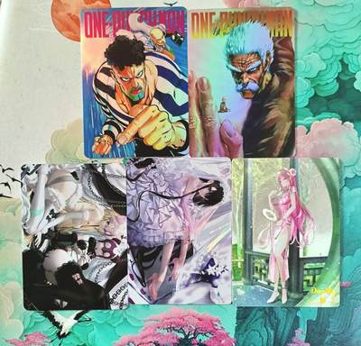 满赠PR！！龙虎卡牌-七七场（满200元包邮，无佣金，每周六结拍，欢迎送拍） - -精选动漫卡 5张