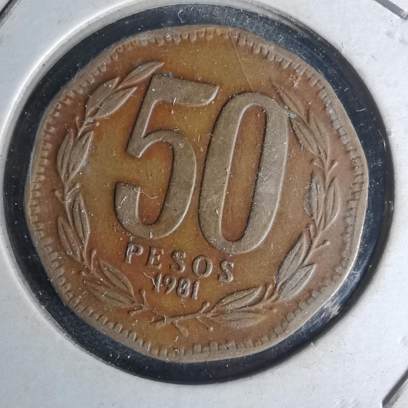 沼泽如烟--第1012场 智利1981年50比索