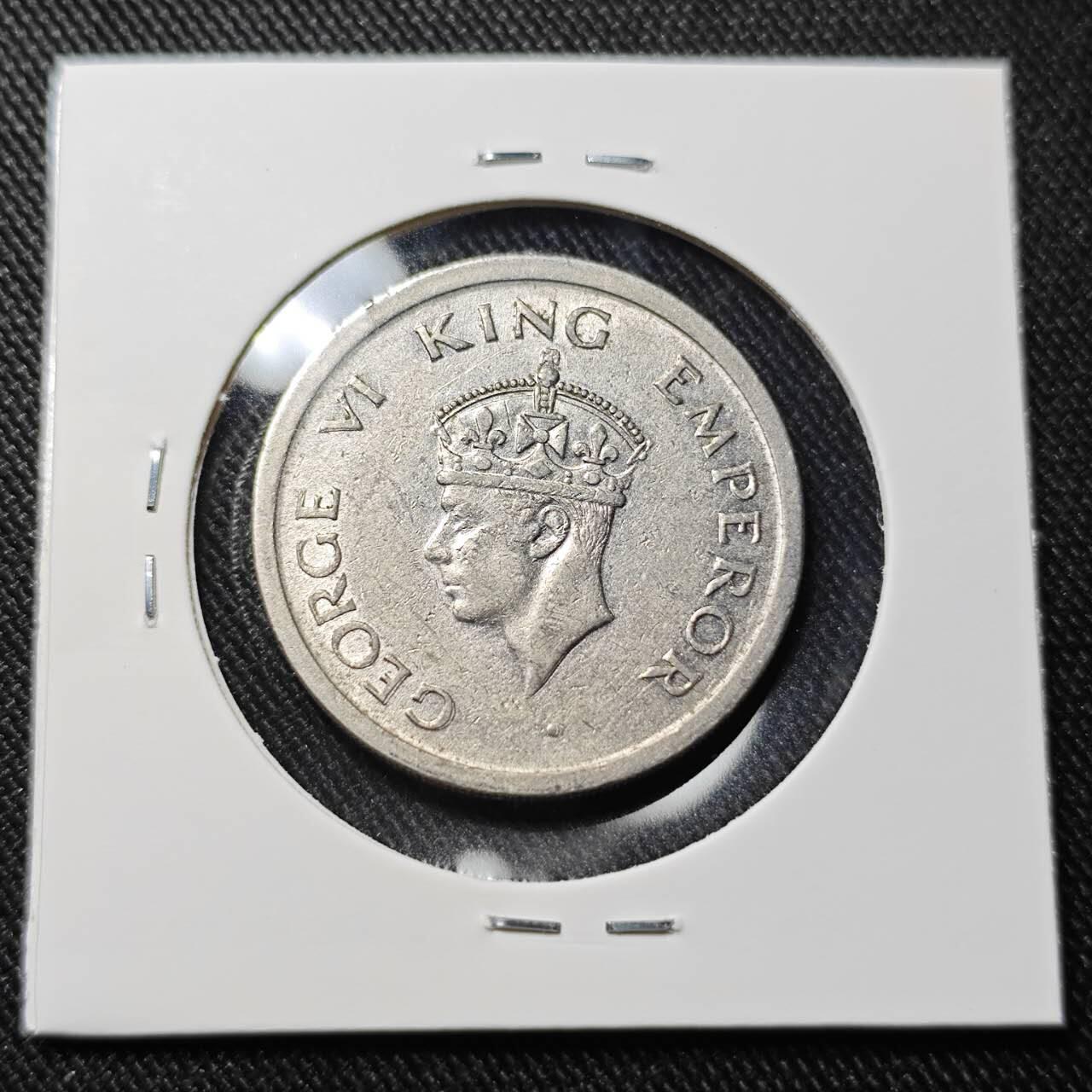 KK钱币收藏小铺   套币 批量/好品散币专场 2月预留时间 周末发货  1947英属印度1安娜镍币