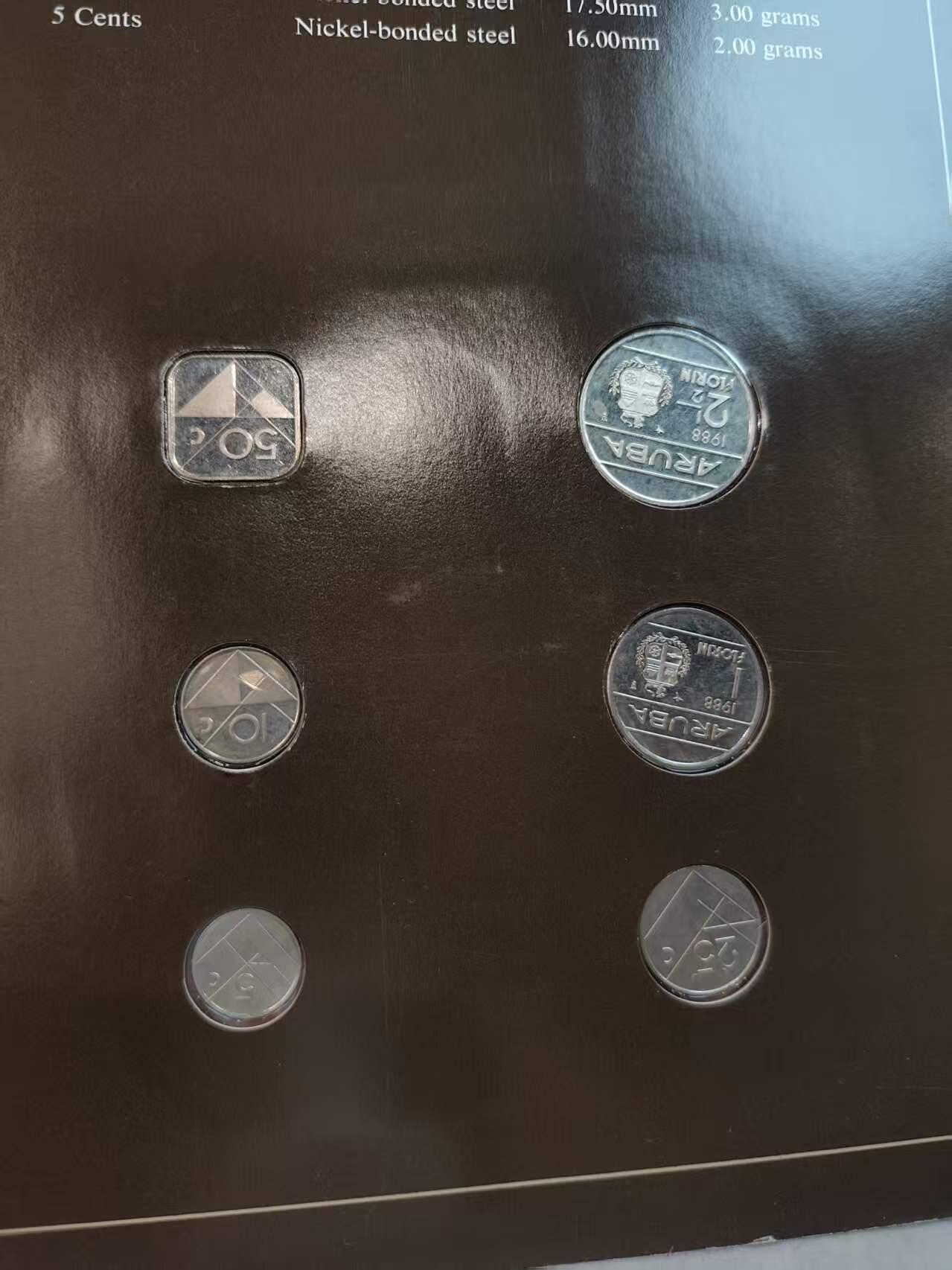 G&W世界散币，银币处理专场（第45场） 富兰克林-阿鲁巴6枚套