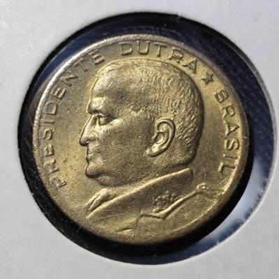 KK钱币收藏小铺   套币 批量/好品散币专场 2月预留时间 周末发货 -  1955巴西50分铜币
