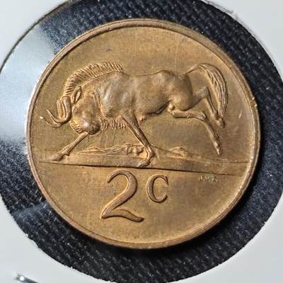 KK钱币收藏小铺   套币 批量/好品散币专场 2月预留时间 周末发货 -  1978南非2分铜币