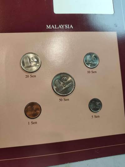 G&W世界散币，银币处理专场（第45场） - 富兰克林-马来西亚5枚套