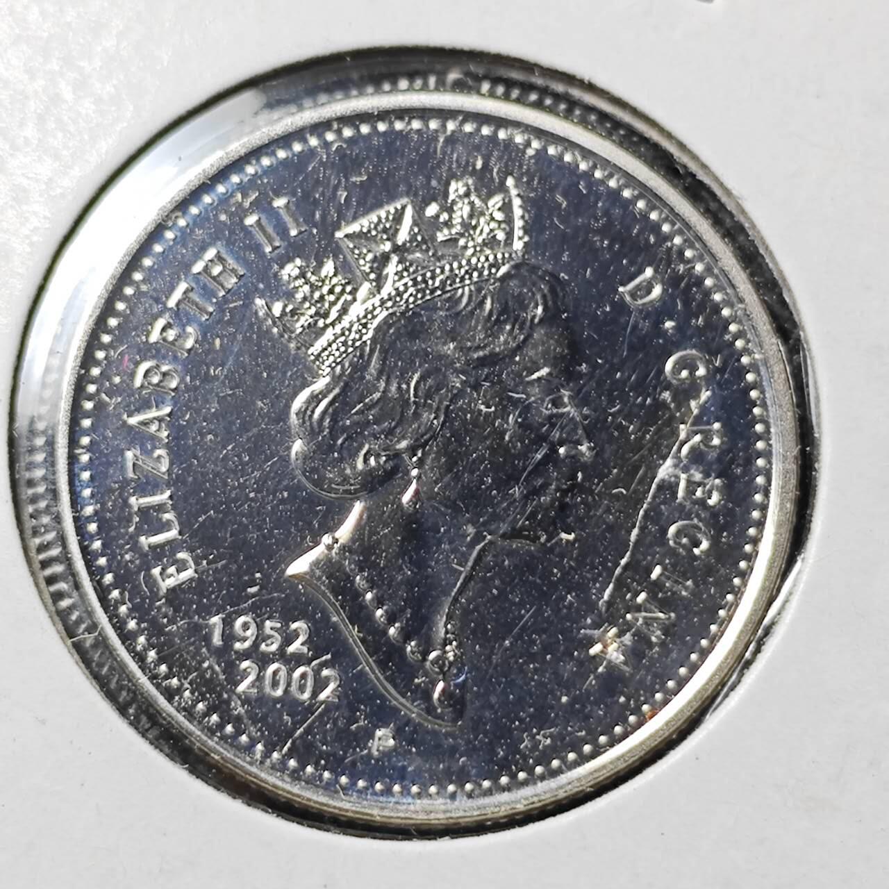 KK钱币收藏小铺   套币 批量/好品散币专场 2月预留时间 周末发货  2002加拿大50分精制币 纪念币