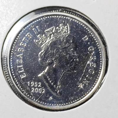 KK钱币收藏小铺   套币 批量/好品散币专场 2月预留时间 周末发货 -  2002加拿大50分精制币 纪念币