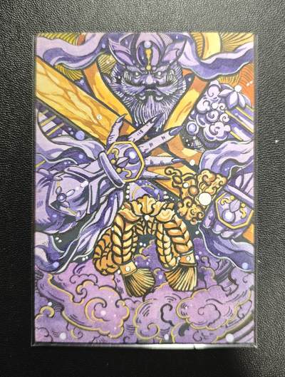 天玑星卡拍第177期《3.9周一截拍》持续收拍收评中 满赠卡需备注 【手绘卡】Rubick 四大天王 手绘卡