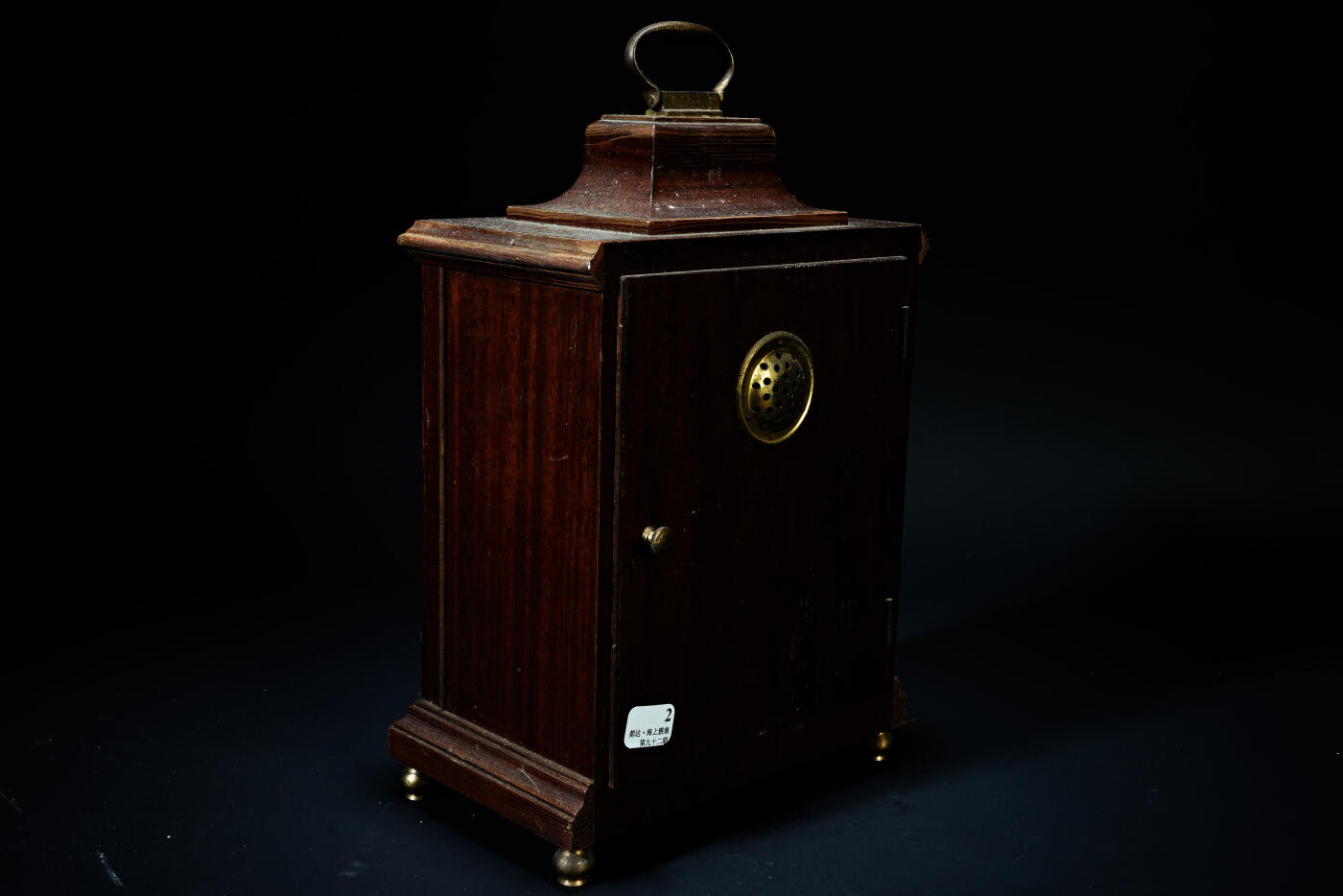 上海都达杂项专场四十五【全场包邮】  老式五音提梁座钟92-2