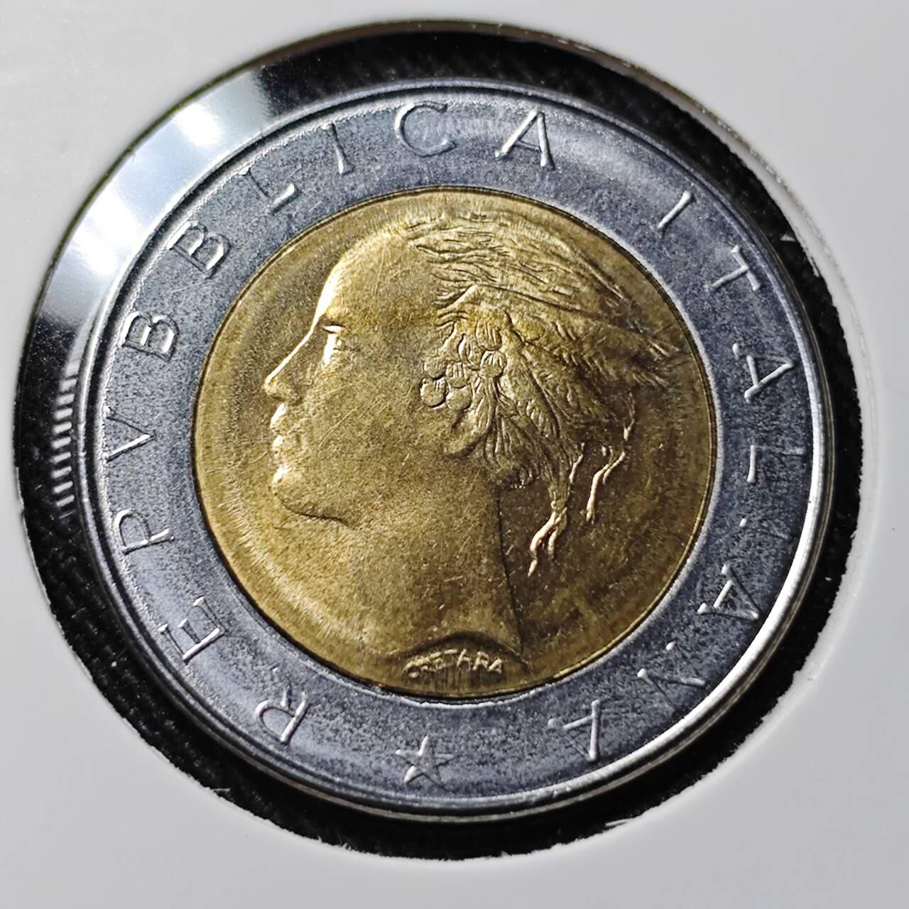 KK钱币收藏小铺   套币 批量/好品散币专场 2月预留时间 周末发货  意大利500里拉双色币