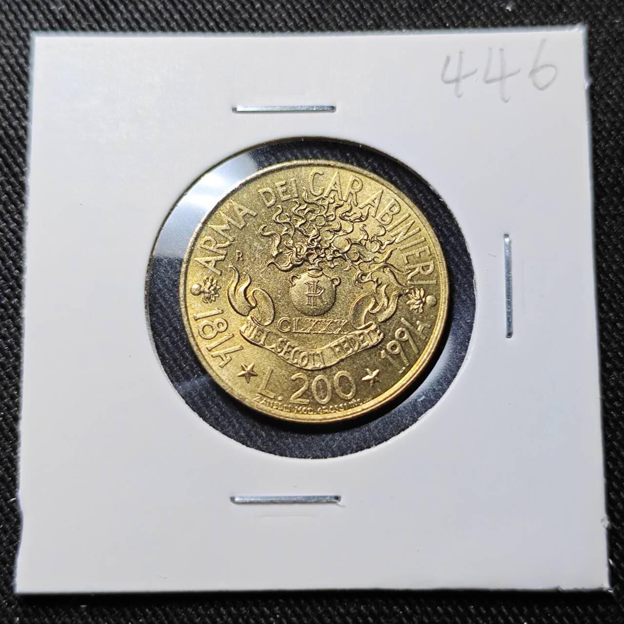 KK钱币收藏小铺   套币 批量/好品散币专场 2月预留时间 周末发货  意大利200里拉纪念币 好品