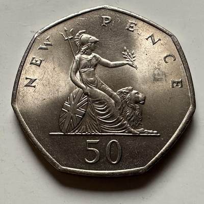 🌹外币初藏🌹🐯2026年第24场  每周二四六晚8️⃣点 接代拍 - 英国1969年50便士 c