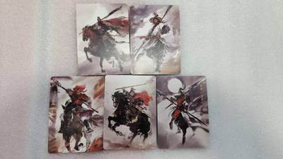 满赠PR！！龙虎卡牌-七七场（满200元包邮，无佣金，每周六结拍，欢迎送拍） - 普卡5张 百相豪杰传 - 梁山五虎将