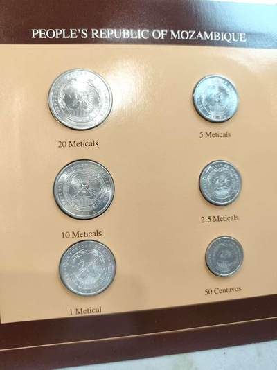 G&W世界散币，银币处理专场（第45场） - 富兰克林-莫桑比克6枚套