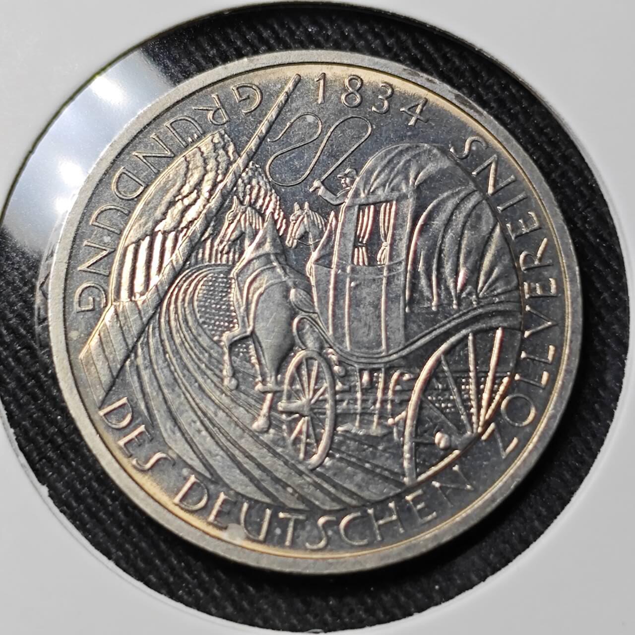 KK钱币收藏小铺   套币 批量/好品散币专场 2月预留时间 周末发货  1984德国5马克纪念币