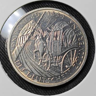 KK钱币收藏小铺   套币 批量/好品散币专场 2月预留时间 周末发货 -  1984德国5马克纪念币