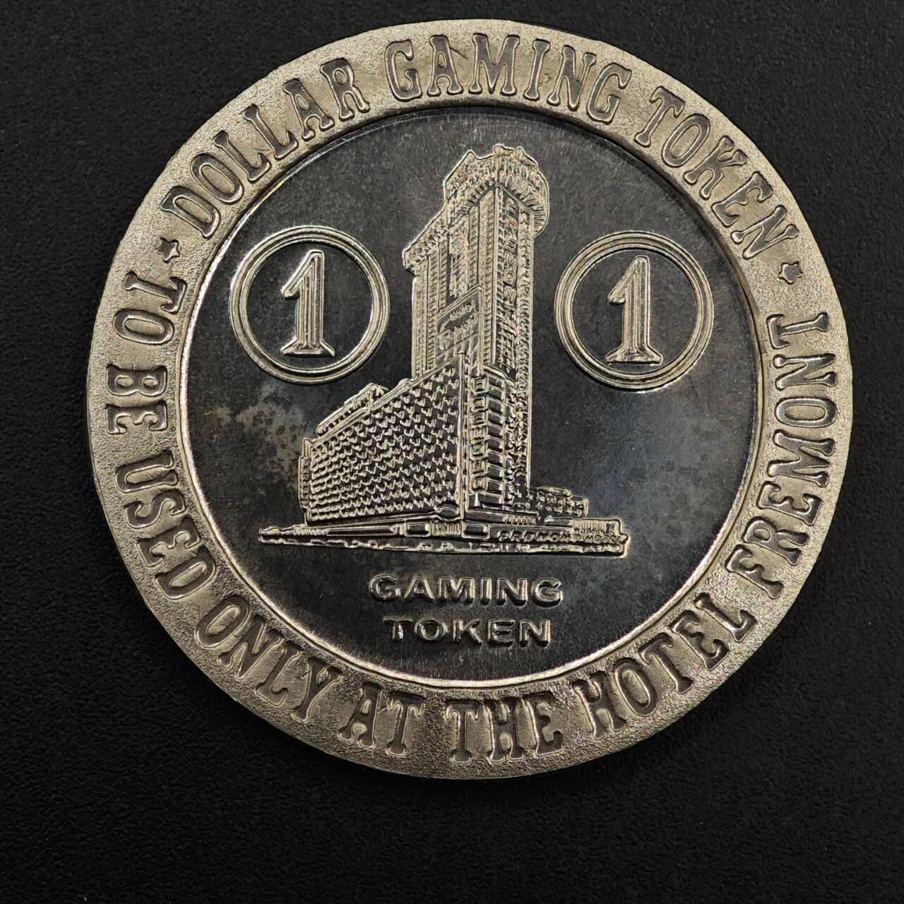 【淘币小摊】实时拍第八百七十六拍   散币场    每周一统一发货 美国1966年拉斯维加斯弗里蒙特酒店一美元代币原光品